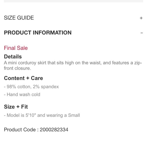 F21 Corduroy Mini Skirt - Picture 3 of 7